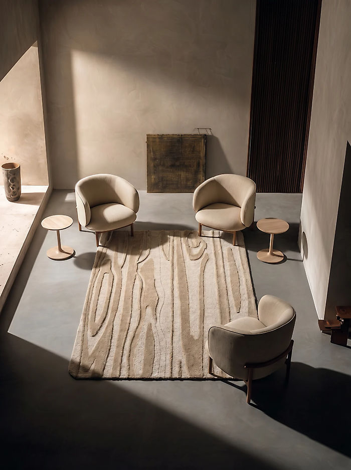 De Nervure collectie komt in verschillende maten. CS Rugs