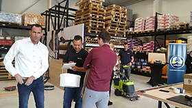 De productdemonstraties konden 2