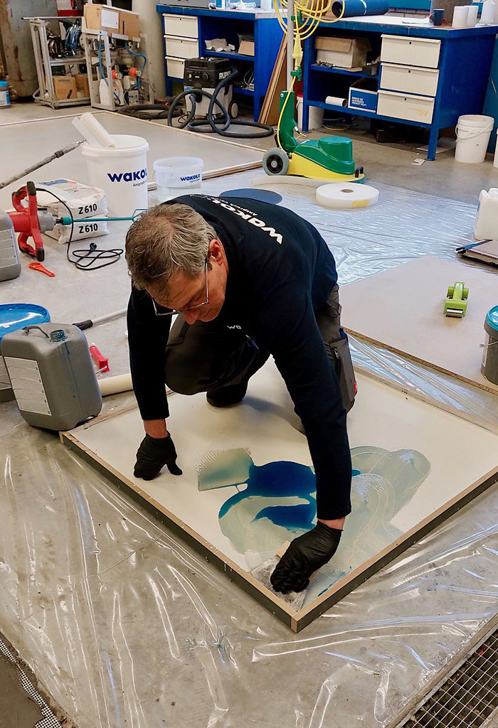 Dennis Venema in actie