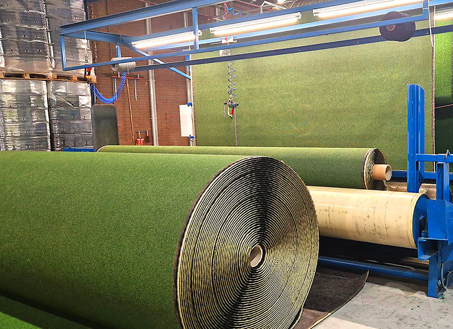 Productie kunstgras