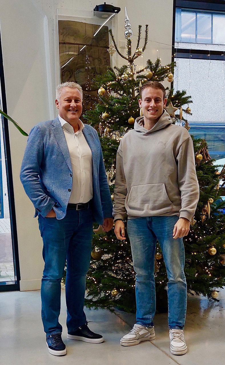 Van links Arno en Jordy de Jong 1