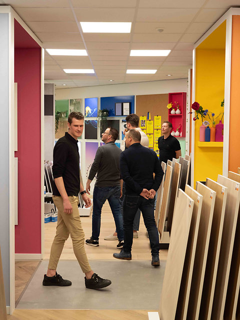 Veel sfeer en frisse kleuren in het vernieuwde Experience Center