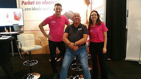 Enthousiasme op de stand van