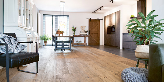 Eiken Canyon duo met hardwax olie zwart