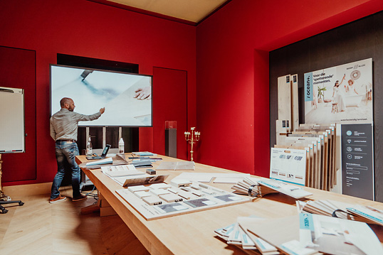 In actie bij de workshop Ocean