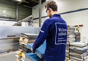 Recycling centrum van Tarkett