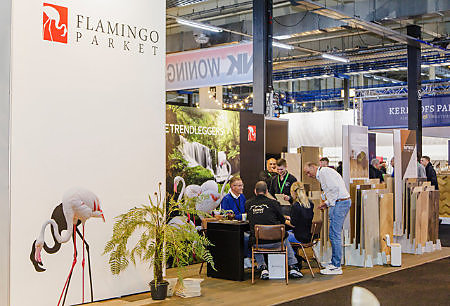 Een mooi aanbod aan houten vloeren. Foto EasyfairsInCoDa