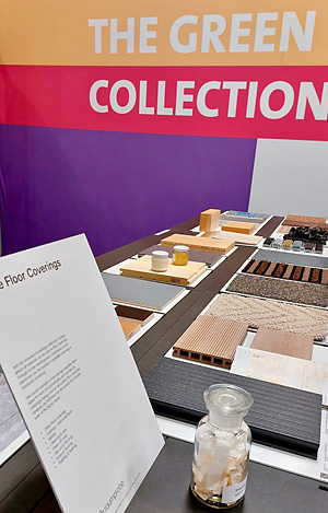 Centraal op de beurs Green collection