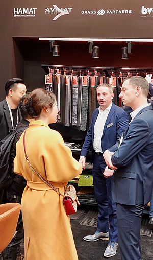 Veel belangsteling Hamat aziatische landen Domotex 2023 Jan Doornwaard