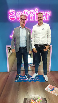 Jeroen de Zwart L en Joost Heijnen voor de highlight Saffier