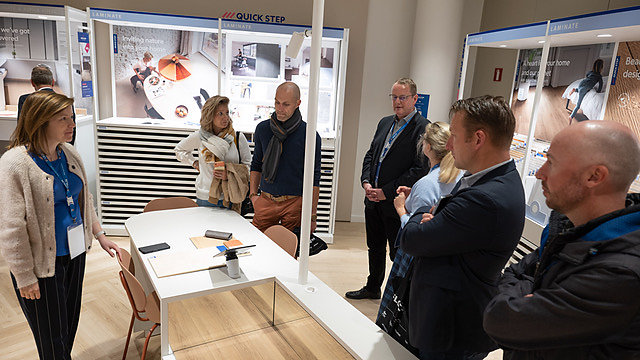 De presentatie van Unilin tijdens een vorige editie van FFD