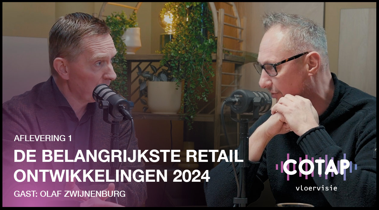 In de eerste aflevering van Cotaps podcast Vloervisie gaan Klaas Bakker en Olaf Zwijnenburg met elkaar in gesprek