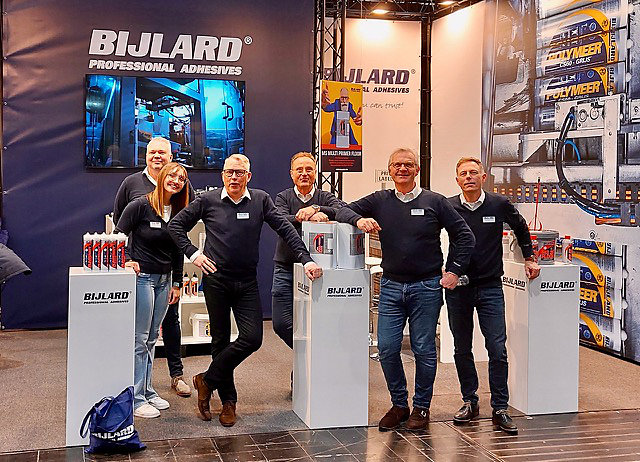 Positieve stemming met team Bijlard op de stand van Bijlard International