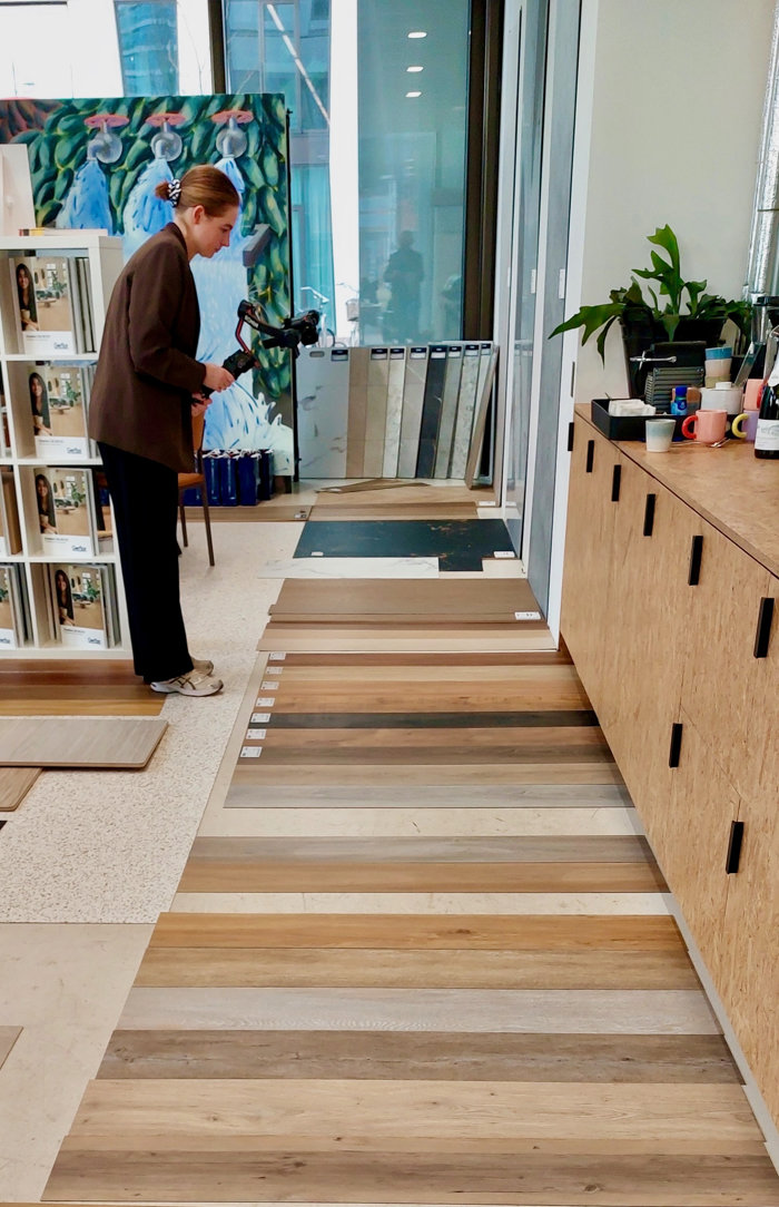 De overzichtelijke presentaties helpen de relaties van Gerflor bij het collectioneren 1