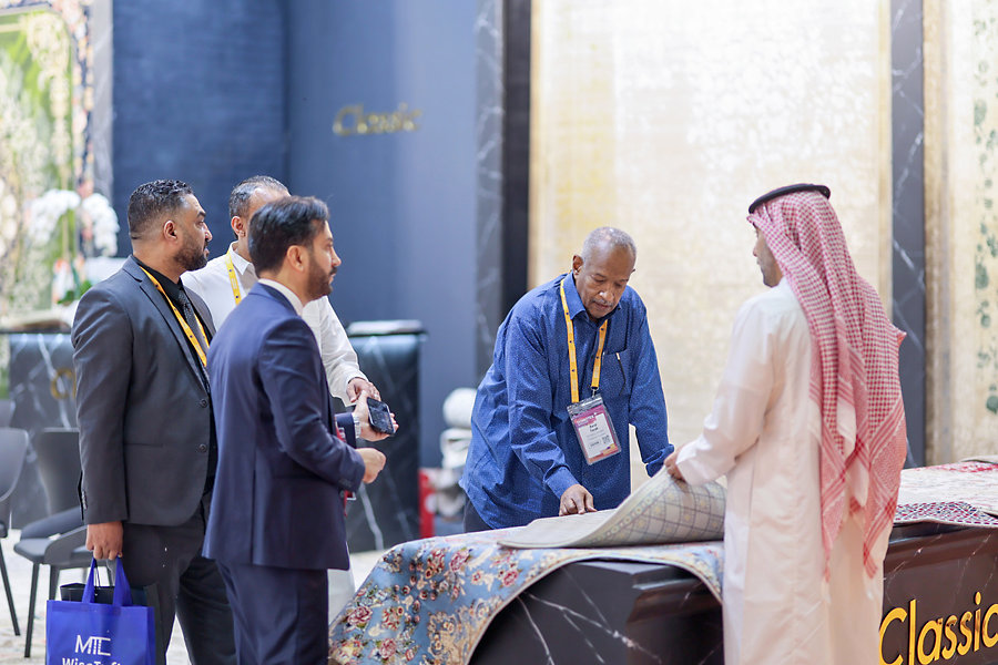 Visitors at DOMOTEX Middle East 2025