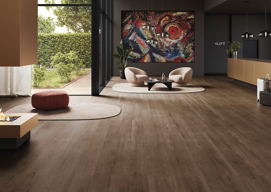 md DES 555 XXL 28 9635 Chateau Oak Dark rau