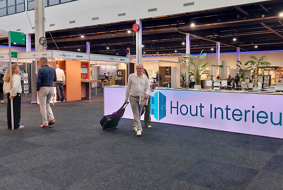 De tegelijkertijd gehouden Hout Interieur Beurs oogde rustig