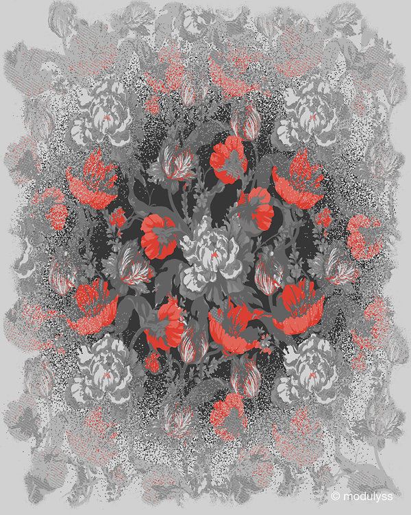 Bloementapijt design